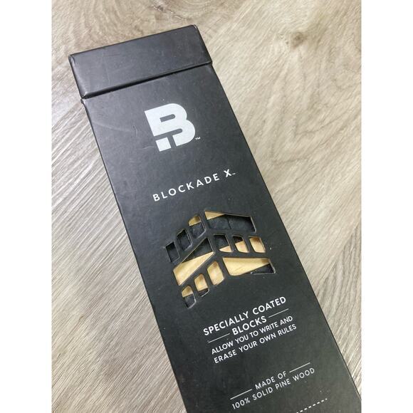 Blockade X Tower Block Game Family Fun Write & Erase Rules‎ Ages 8+ - Picture 2 of 12